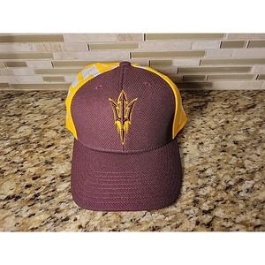 Arizona Sun Devils Adidas Hat Cap College Football Size S/M Yellow NCAA